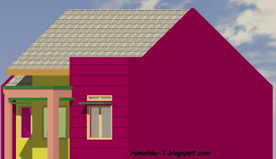 kombinasi warna cat depan rumah minimalis type 75/152