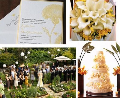 These are just a few of my favorite color combinations for weddings