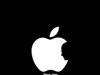 Gambar Hari Ini -  Apple Logo Tribute To Steve Jobs