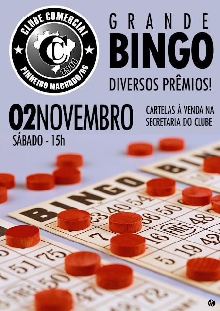 Grande Bingo no Clube Comercial