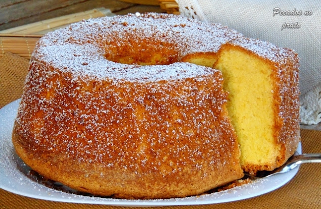 Bolo de laranja da avó fofinho