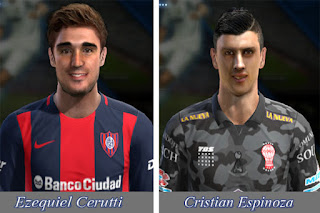 Faces Cristian Espinoza y Ezequiel Cerutti Liga Argentina Pes 2013