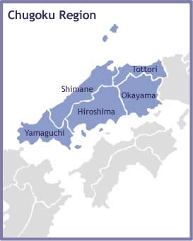 Chugoku Map Regional City