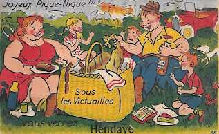 hendaye avant pays basque humour cartes postales