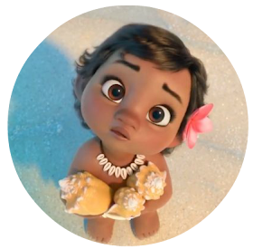 Moana cupcake toppers