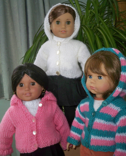 Hoodie for 18 inch American Girl and Gotz Dolls - Free Pattern 