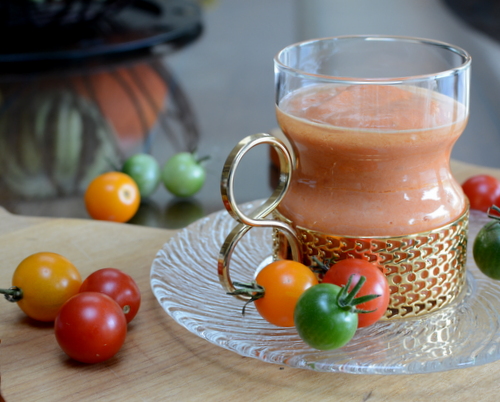 Tomato Bisque ♥ AVeggieVenture.com, start with Marcella Hazan's Famous Tomato-Onion Sauce.