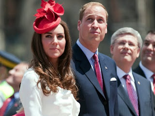 William and Kate, the Duke and Duchess of Cambridge, participate in Canada Day celebrations on Parliament Hill in Ottawa on Friday, July 1, 2011