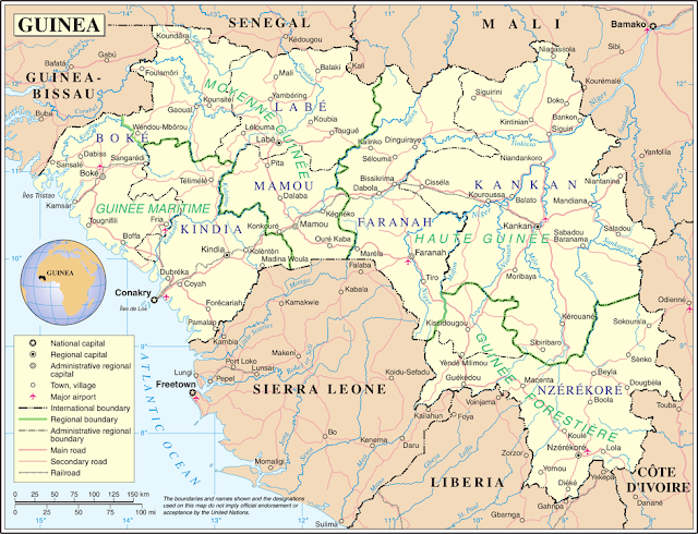 Guinea map