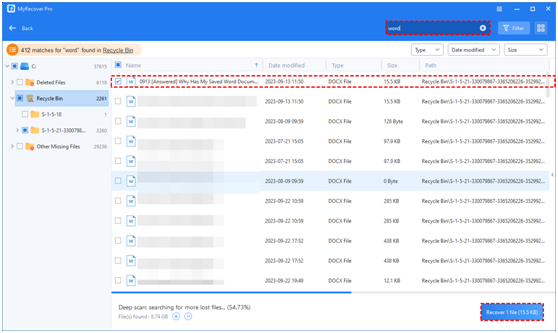 Recover Deleted Files on Windows 11