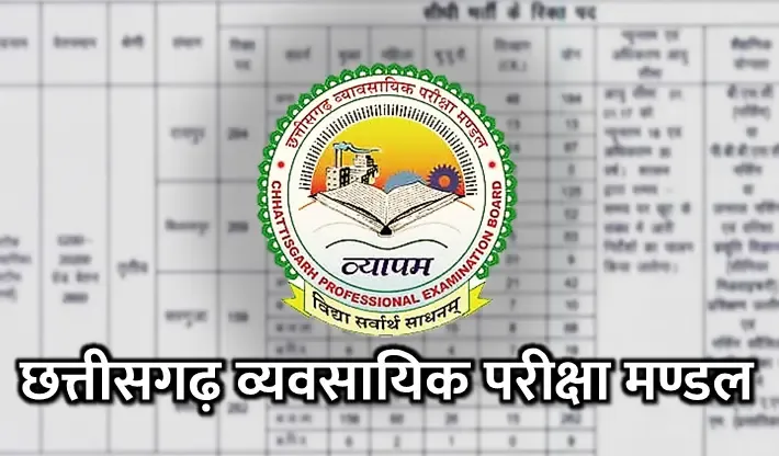 CG Vyapam - CG Government