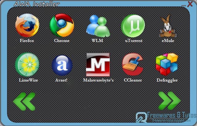 AWA Installer : Installez vos logicels favoris en une seule opération