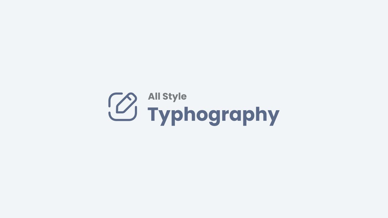 All Style Typography and Format Posts