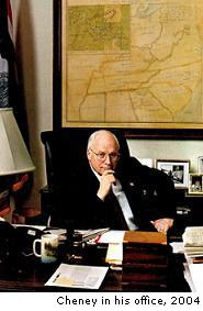 Cheney finally gets the power he always dreamed of.