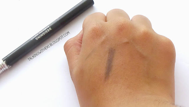 review the faceshop designing eyebrow swatches