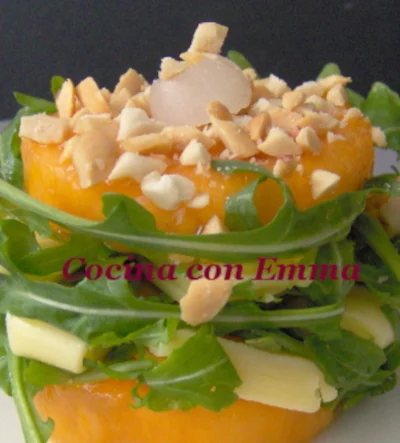 Ensalada de caqui