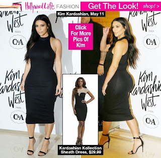 Kim Kardashian Flaunts Curves In Tight Black Dress In Brazil