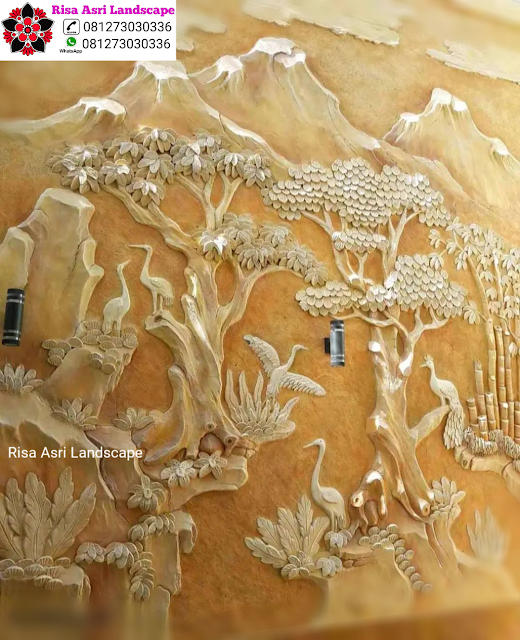 Risa Asri Landscape - Dekorasi Ornamen Relif Tebing