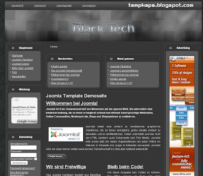 PWC010 Tech - шаблон для Joomla 1.5