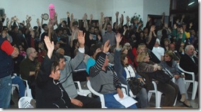 Segunda asamblea del Presupuesto Participativo en San Clemente del Tuyú