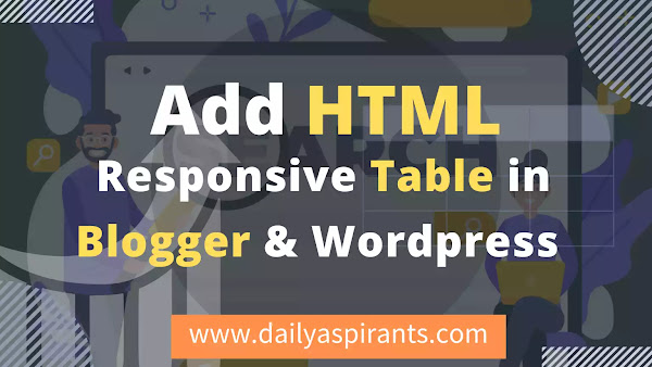 html responsive table