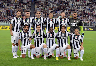 Football Ratings: Average ratings Juventus 2012/13.
