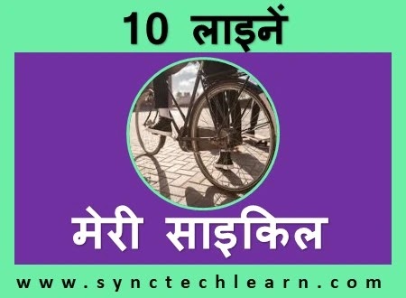 10 lines on my bicycle in hindi