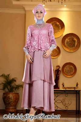 Model Baju Kebaya Simple Muslim Terbaru