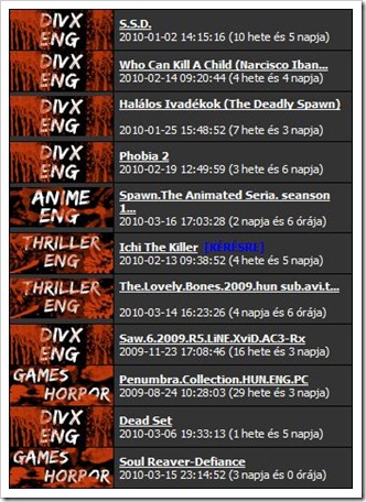 Henteles index