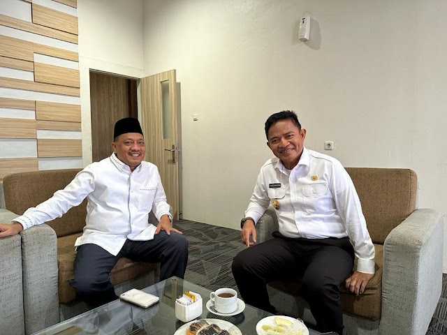 PJ Gubernur Sumatera Utara, Mayjen (Purn) Hassanudin, Berdialog Mesra dengan Ketua PWNU Sumatera Utara