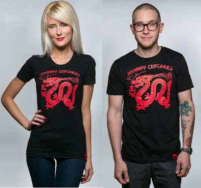 Johnny Cupcakes “Chinese Dragon” Chinese Food Packaging T-Shirt