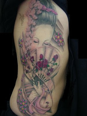 Tatuajes japoneses tatuajes de Geishas