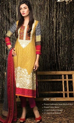 ... Ismail Semi Stitched Winter Collection 2014-15 | Fancy Formal Dress