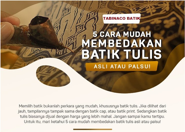9 Easy Ways to Distinguish Written Batik, Stamp Batik, and Print Batik