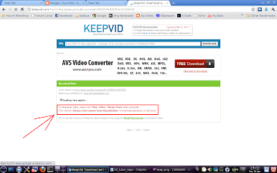 Download Video di YouTube Dengan Keepvid 3