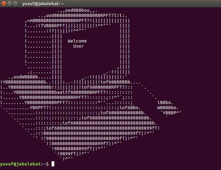 Cara Instal ASCII Art Splash Screen di Linux Ubuntu-1