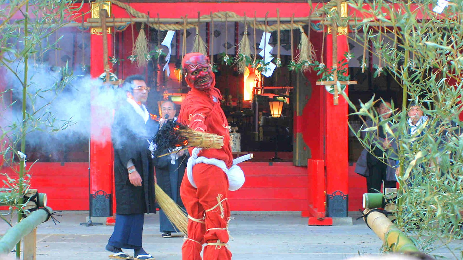 At 旅兒鳥 2月 不向惡鬼撒豆子 有點不一樣的節分祭 長田神社古式追儺式 兵庫