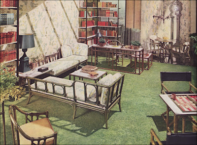 vintage interior design decoration 60s