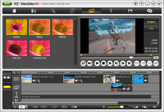 برنامج محرر الفيديو honestech Video Editor