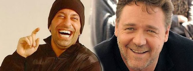 cem yılmaz russel crowe yemek yerken yemek yedi