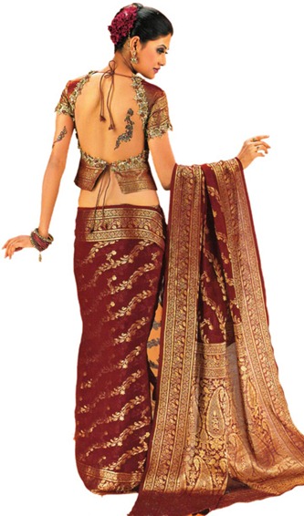 01-fancy sarees half half