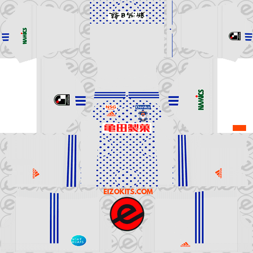 Albirex Niigata DLS Kits 2023-2024 Adidas - Dream League Soccer Kits 2019 (Away)