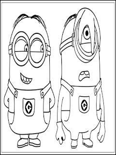 Desenhos do Minions para Colorir