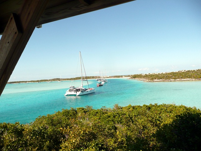 Vview of the north Mooring field