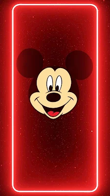 Mickey Mouse Neon Wallpaper For Phone