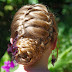 My look for today~ Off-center French ladder braid 