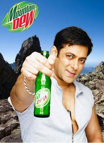 salman khan latest wallpapers. Salman Khan#39;s New Mountain Dew