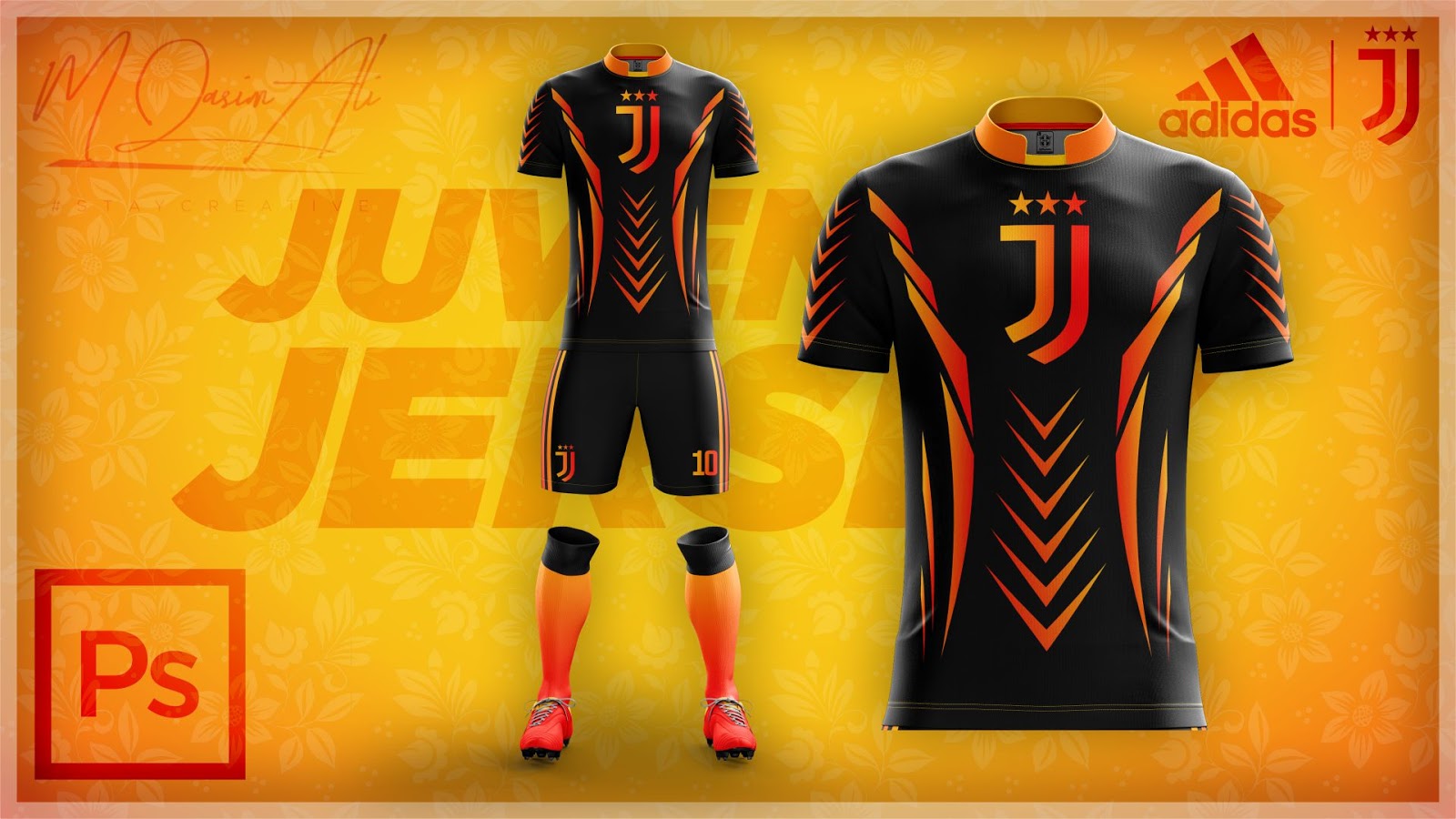 Download Adidas's Juventus Cool Concept Jersey Design in Photoshop cc 2019 by M Qasim Ali - M Qasim Ali ...