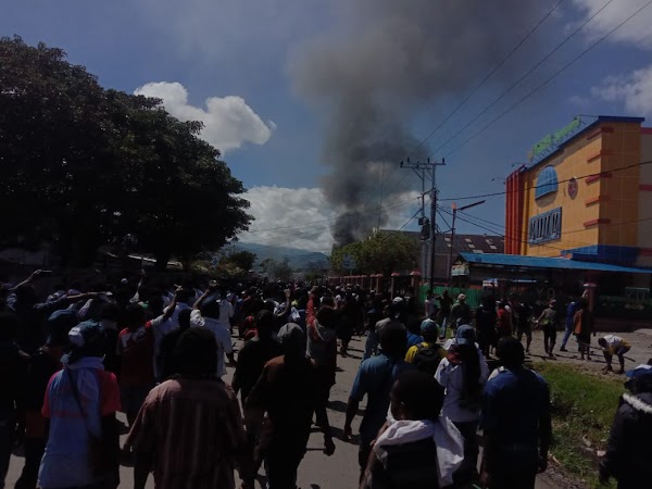 Demo Rusuh di Wamena, Massa Diduga Mahasiswa yang Kembali ke Papua