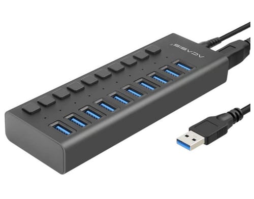 ACASIS 10 Port USB 3.0 Hub Super Speed Splitter